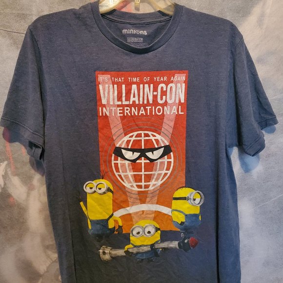 Vintage Minions Villain Con International Illumination T-shirt men's medium - Picture 1 of 4